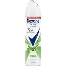 Rexona Kadın Sprey Deodorant Bambu & Aloe Vera 72 Saat Kesintisiz Üstün Koruma 150 ml