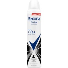 Rexona Kadın Sprey Deodorant Invisible Beyaz İz Sarı Leke Karşıtı 72 Saat Kesintisiz Üstün Koruma 200 ml