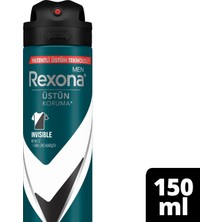 Rexona Men Erkek Sprey Deodorant Invisible Black & White 72 Saat Kesintisiz Üstün Koruma 150 ml