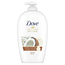 Dove Nemlendirici Sıvı Sabun Hindistan Cevizi Yağı ve Badem Sütü Özü - 450 ml