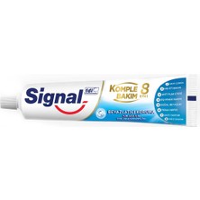 Signal Komple Bakım 8 Diş Macunu Beyazlatıcı Çürük Ferah Nefes İçin Ağız Bakım 75 ml