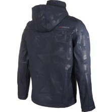 Cresta Outdoor Kaplamalı & Baskılı Kapüşonlu Erkek Softshell Ceket