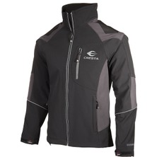 Cresta Outdoor Reflektör Baskılı Erkek Softshell Ceket