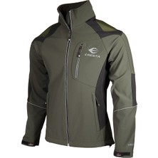 Cresta Outdoor Reflektör Baskılı Erkek Softshell Ceket