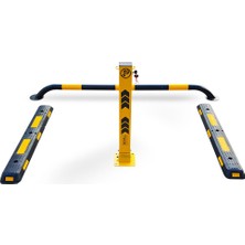 İleri Trafik Kişisel Park Bariyeri Seti - Siyah Standart