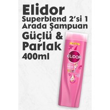 Elidor Superblend 2'si 1 Arada Şampuan & Krem Güçlü ve Parlak 400 ml