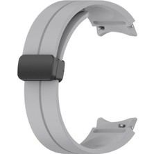 Musal Galaxy Watch 4 Classic 42MM Manyetik Klipsli Silikon Lüx Kordon