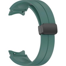 Musal Galaxy Watch 4 Classic 42MM Manyetik Klipsli Silikon Lüx Kordon