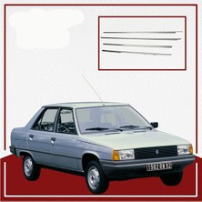 BTM Otomotiv Renault 9  Cam Çıtası Kromu 4 Prç. P.çelik