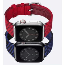 Teknocover Apple Watch 38MM Kordon Hasır Tasarımlı Krd-51 (No5)