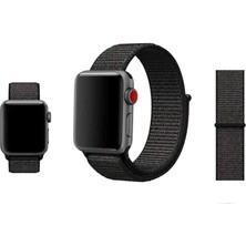 Teknocover Apple Watch 38MM Kordonu Hasır Kordon Kayış Bileklik Krd-03 (No7)