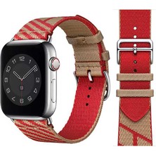 Teknocover Apple Watch 44MM Kordon Hasır Tasarımlı Krd-51 (No2)