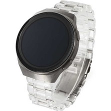 Teknocover Galaxy Watch 42MM Kordon Bakla Plastik 10 Kademeli Ayarlanabilir Kayış Krd-27 (Pembe)