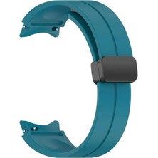 Musal Galaxy Watch 4 44MM Manyetik Klipsli Silikon Lüx Kordon
