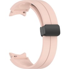 Musal Galaxy Watch 4 44MM Manyetik Klipsli Silikon Lüx Kordon