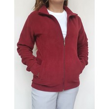 Günay Kadın Kışlık Slim Fit Kalıp Cepli Polar Softshell Mont-Ceket