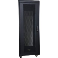 Kastap Lıva Serisi 19" Inç Dikili Tip Kabinet 42U 800 x 800 (Perfore Kapaklı)