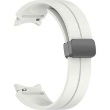 Musal Galaxy Watch 4 40MM Manyetik Klipsli Silikon Lüx Kordon