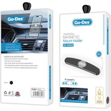 Go-Des Araç Içi Telefon Tutucu Go Des GD-HD929 Magnetik Düz Zemin Telefon Tutacağı