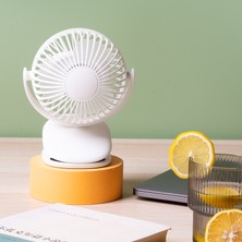 Wiwu ​masa Üstü Mini Soğutucu Fan Wiwu FS03 Taşınabilir Şarjlı Kıskaç Aparatlı Beyaz