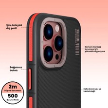 YoungKit iPhone 14 Pro Max Uyumlu Kılıf Magsafe Şarj Özellikli Youngkit 600D Kevlar Kapak
