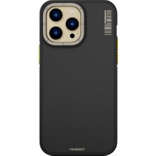 YoungKit iPhone 14 Pro Max Uyumlu Kılıf Magsafe Şarj Özellikli Youngkit 600D Kevlar Kapak