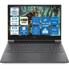 HP Victus 16-R0052NT Intel Core i5 13500H 16GB 512GB SSD 6GB RTX4050 Windows 11 Home 16.1" FHD 144Hz Taşınabilir Bilgisayar