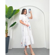 Zirve Çiçekdesenli Elbise