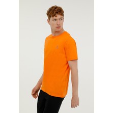 Lumberjack M-SB200 Flam C T-Sh 3fx Turuncu Erkek Kısa Kol T-Shirt