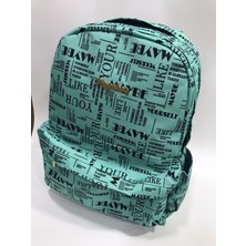 Pippa Bag Pippabag Maybe Üç Gözlü Turkuaz Günlük Sırt ve Okul Çantası