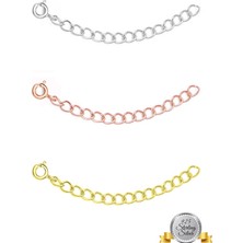 Adal Silver 925 Ayar Gümüş Zincir Halka Uzatma Parçası