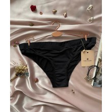 Intive Lingerie Kadın Rahat Kumaş Önü V Detaylı Günlük Kullanım Mikro Saten Slip- Natalia