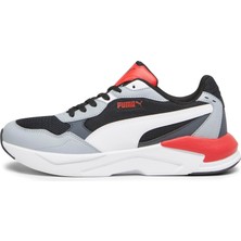PUMA X-Ray Speed Lite 384639-34 ERKEK Black-White-Strong Gray-Red Koşu&Yürüyüş Ayakkabı