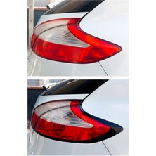 Graficar Renault Megane 3 Stop Çerçeve Sticker Kolay Uygulama Hazır Kesim Birebir Uyum / Parlak Siyah