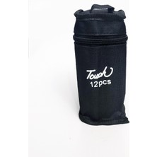 Acuto Marker 12'li Set Çantalı Taşınabilir Marker Seti 12 Renk Çift Taraflı Marker Kalem Seti