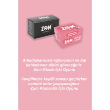 Metranya Zom Klasik Içki Oyunu ve Zom Romantik Içki Oyunu Ikili Set | Shot Oyunu | Yılbaşı Oyunu | Kart Oyunu