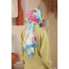 İpekhan Comfort Flowers Şal Su Yeşili 3027-04