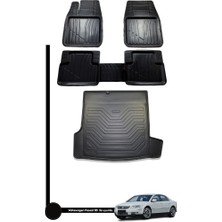 Gold Volkswagen Passat B5 Oto Paspas ve Bagaj Havuzu Double Ikili Set