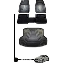 Gold Honda Civic 2016+ Oto Paspas ve Bagaj Havuzu Double Ikili Set