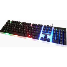 Life Teknoloji Concord C-59 Gökkuşağı Nefes Efektli Aydınlatma Gaming Oyuncu Klavye Q Tr