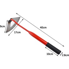 Yolanda Manuel Çapa Bahçe Aracı Ağır Hizmet Çelik Tasarım Toprak Ergonomik 17 Cm (Yurt Dışından)