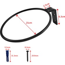 Yolanda Duvar Montajı Bitki Standı Katlanır Demir Saksılar Tutucu, Kanca Yüzük Saksı Bitkileri Büyük (Yurt Dışından)