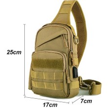 Xinh Açık Askeri Omuz Çantası Spor Tırmanma Sırt Çantası Omuz Taktik Yürüyüş Kamp Avcılık Daypack Balıkçılık Sırt Çantası X113D | Tırmanma Çantaları (Yurt Dışından)