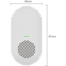 Xinh Kablosuz Kapı Zili Chime Ev Güvenlik Interkom Kapı Zili Verici Video Kapı Zili Için Müzik Modları ile | Kapı Zili (Beyaz) (Yurt Dışından)