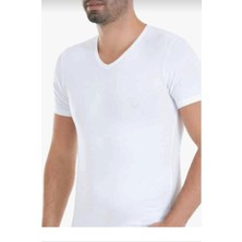 Yıldız 480 Erkek Bambu V Yaka Kısa Kol Atlet 3 Adet