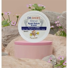 DR.SHOES Bitkisel Ayak Bakım Kremi - Ayak Koku Karşıtı Krem 50 ml Koruyucu 5 Etki 6 Adet