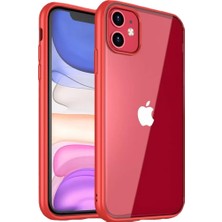 Bikapak Elıt Crystal IPHONE 11 Kırmızı Kapak