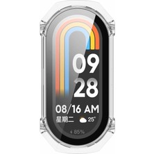 Dexmon Xiaomi Mi Band 8 Kasa Ekran Koruyucu 360 Tam Koruma Sert Pc Yüksek Kalite Stiff Guard