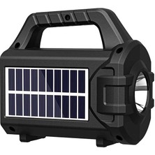 AYT Çözüm 60 W Solar Güneş Enerjili Radyolu Fener, Radyolu Işıldak, Solar Radyo ve Fener, Güneş Enerjili Radyo ve Fener, USB Kablo Ile Şarj Edilebilir