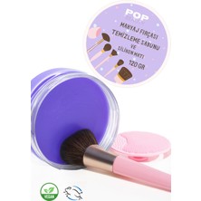 Pop Beauty Makyaj Fırçasını ve Süngerini Temizleme Sabunu ve Silikon Matı 120GR (Büyük Boy)